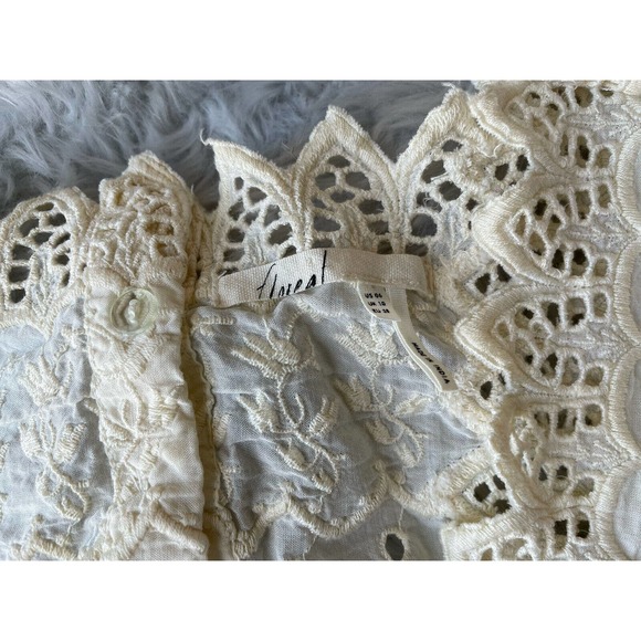 Anthropologie Cream and Black Blouse - Picture 3 of 16